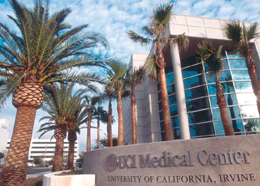 UC Irvine Medical Center is centrally located in Orange County